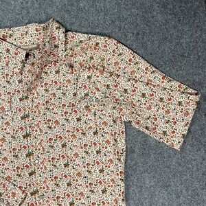 Machine Pearl Snap Western Shirt Rodeo Wear XLarge Floral Equestrian